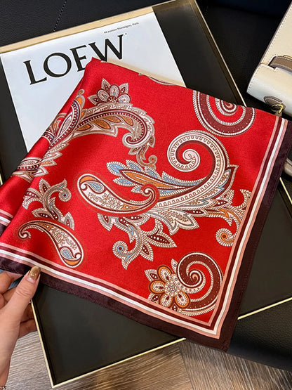 Vintage Paisley Silk Scarf