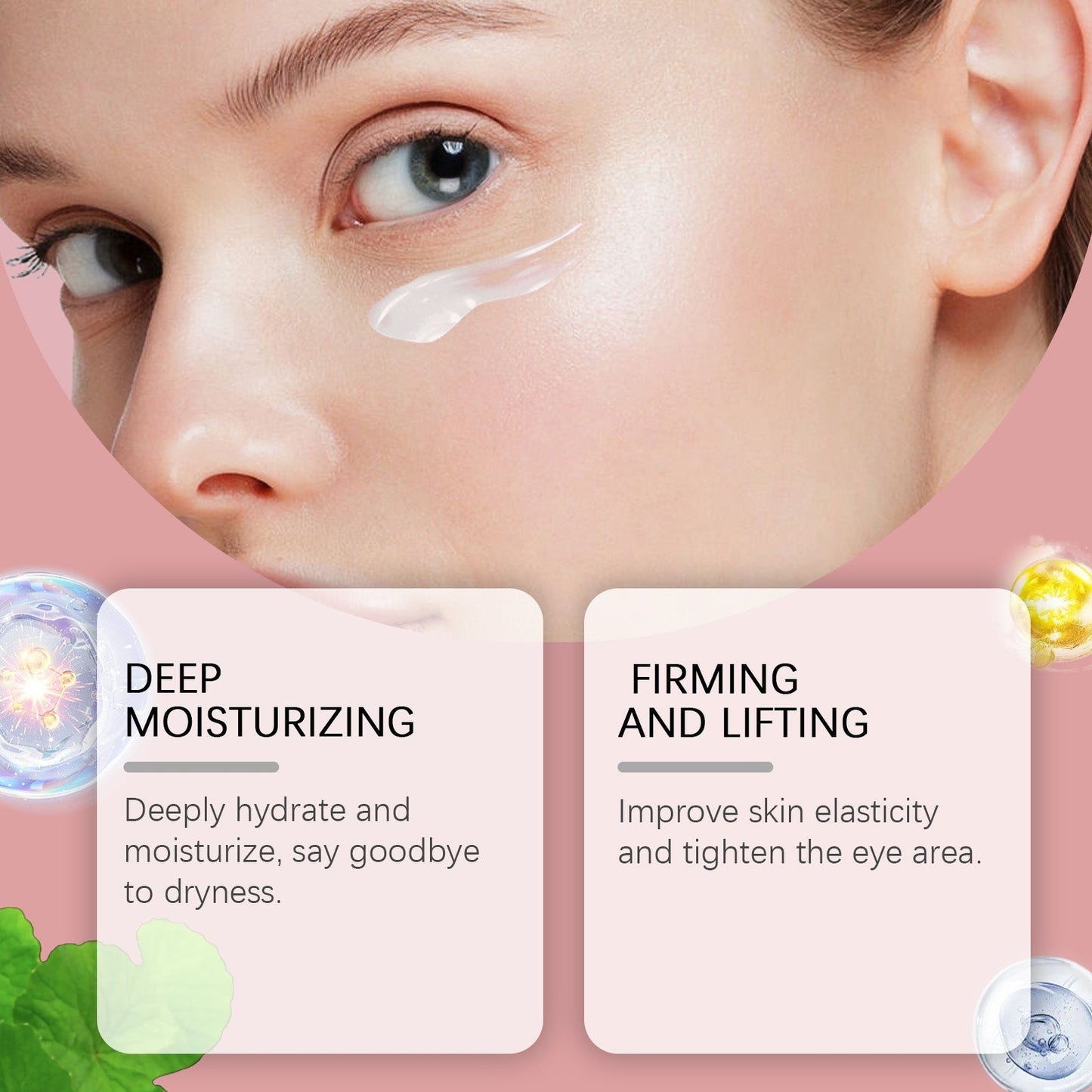 West&Month Moisturizing And Firming Eye Cream, Moisturizing And Brightening Eye Repair And Reducing Dry Lines Eye Cream
