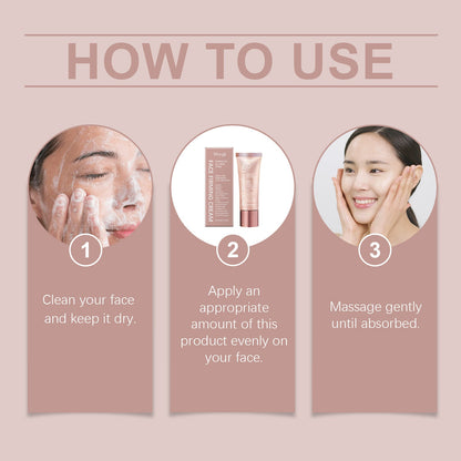 Hoygi Firming Cream, Gentle Moisturizing Moisturizing Facial Skin Daily Skin Care Massage Hydrating Treatment Cream