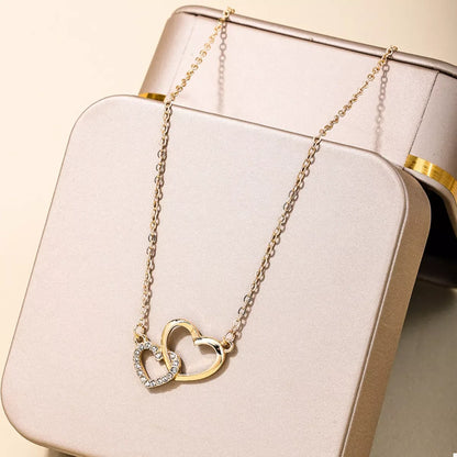 18K Gold-Plated Heart Pendant Necklace