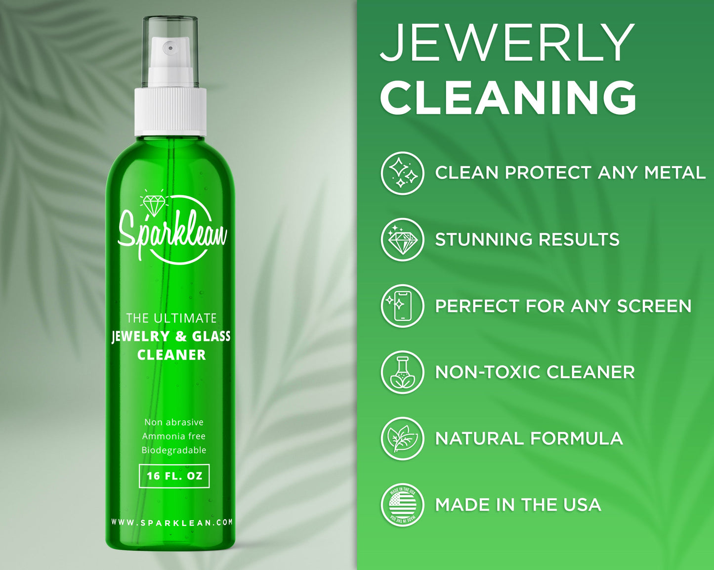 Sparklean® Original Cleaning Spray — Safe for jewelry, coatings & anti-fog