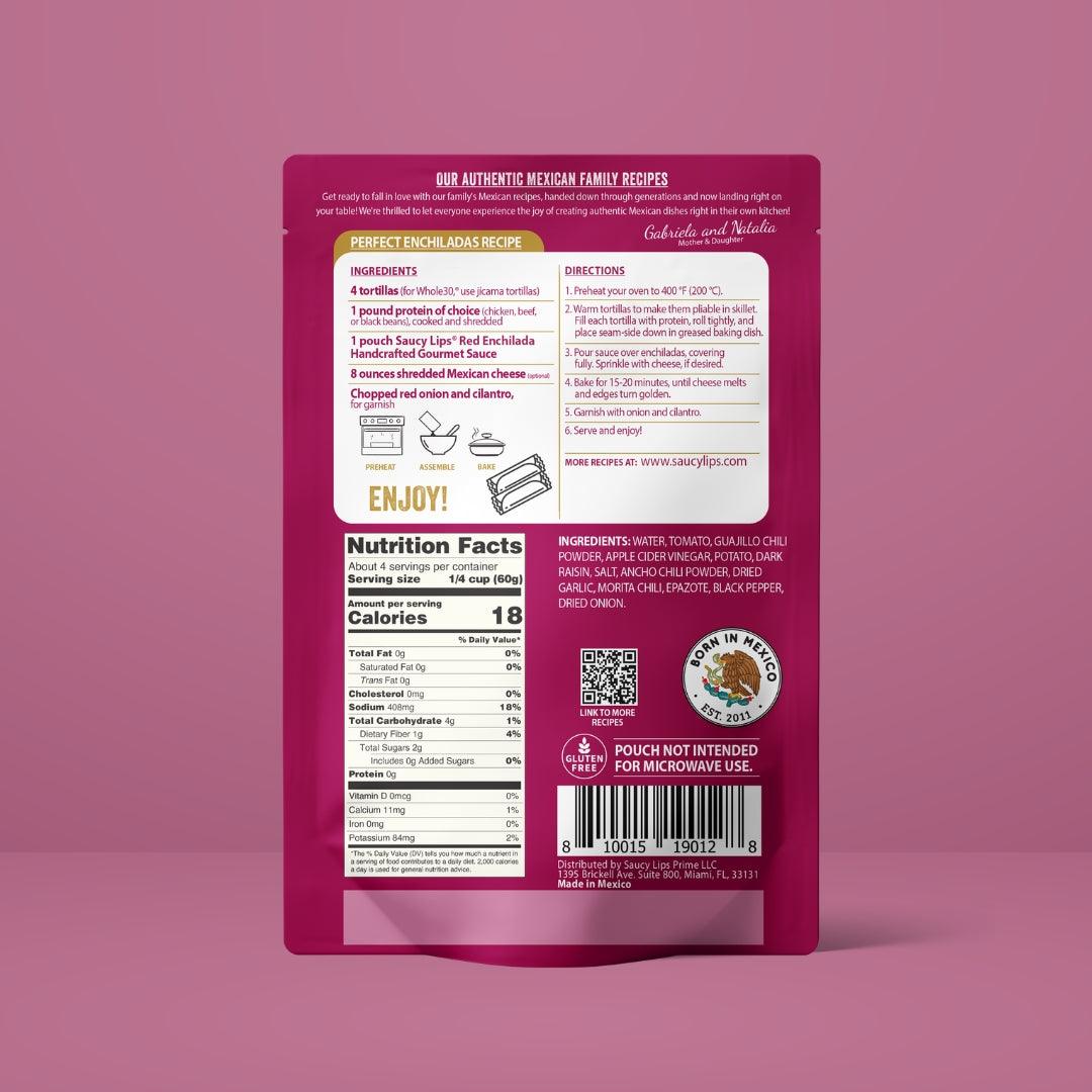 The Saucy Lips Five-Flavor Variety Pack