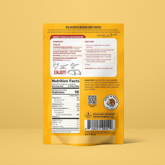 The Saucy Lips Five-Flavor Variety Pack