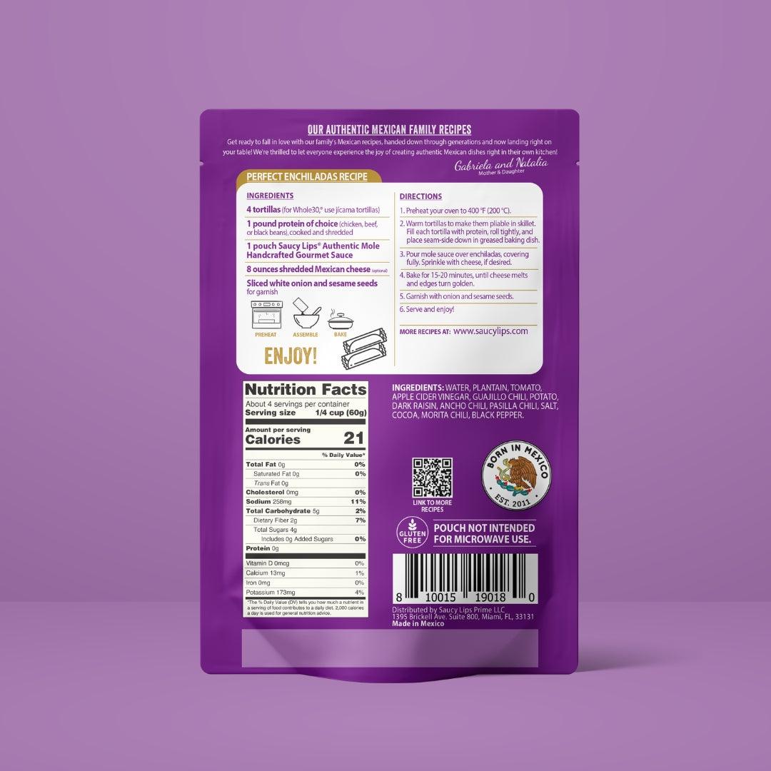 The Saucy Lips Five-Flavor Variety Pack