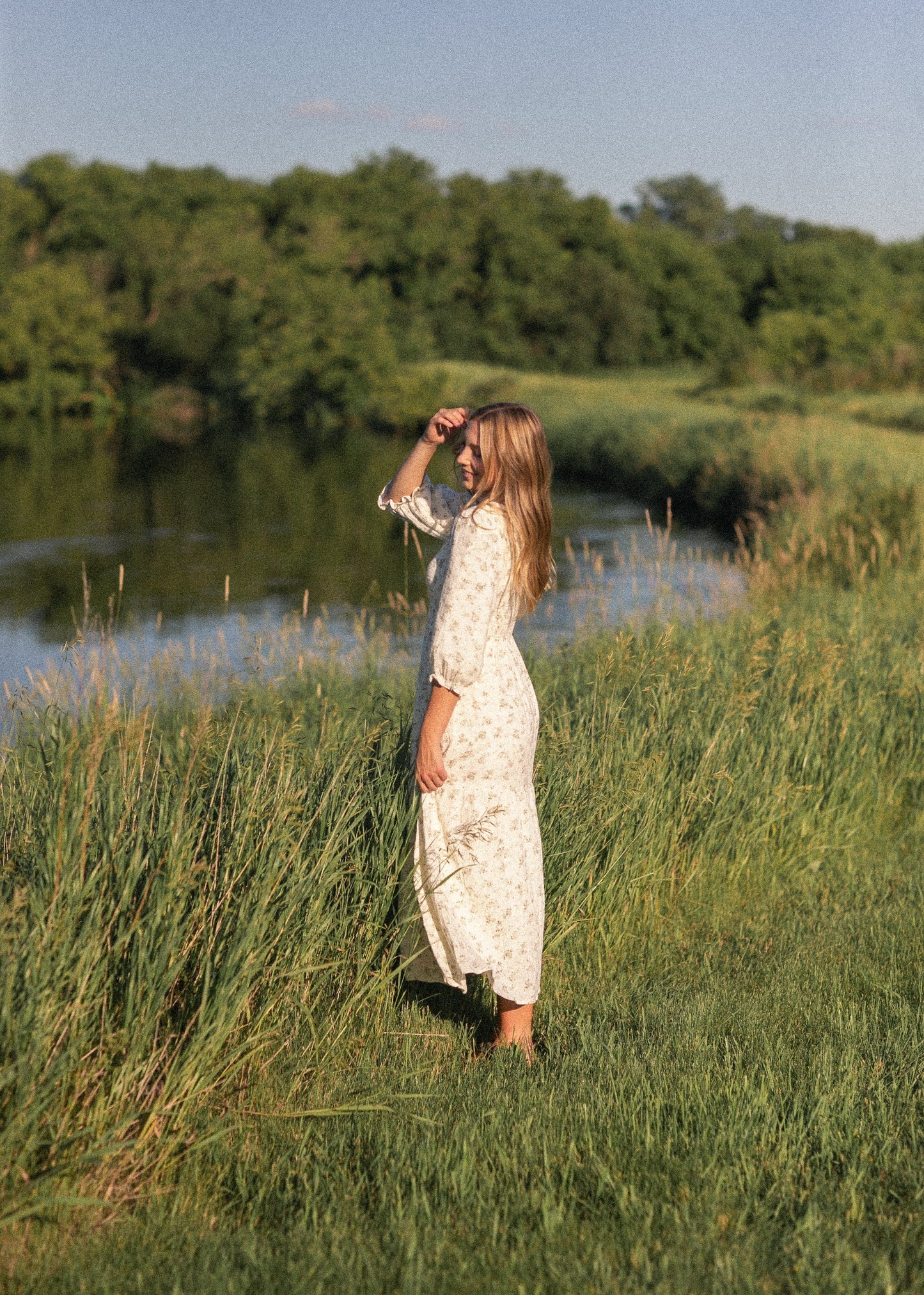 Flora Smocked Midi Dress