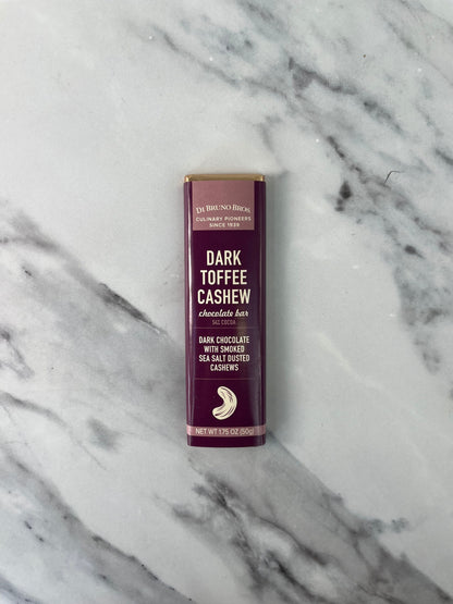 Dark Chocolate Toffee & Cashew Bar