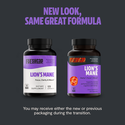 Lion's Mane Mushroom Extract Capsules