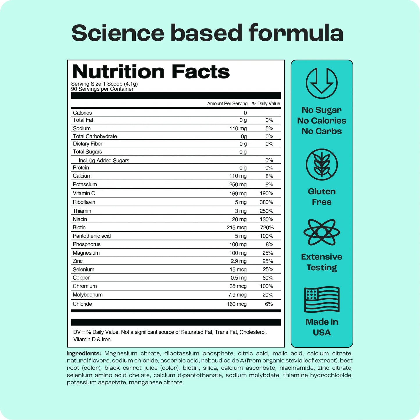 Electrolyte Recovery Plus Powder (Sugar-Free)