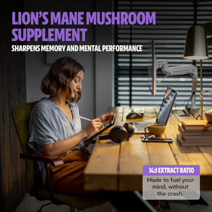 Lion's Mane Mushroom Extract Capsules