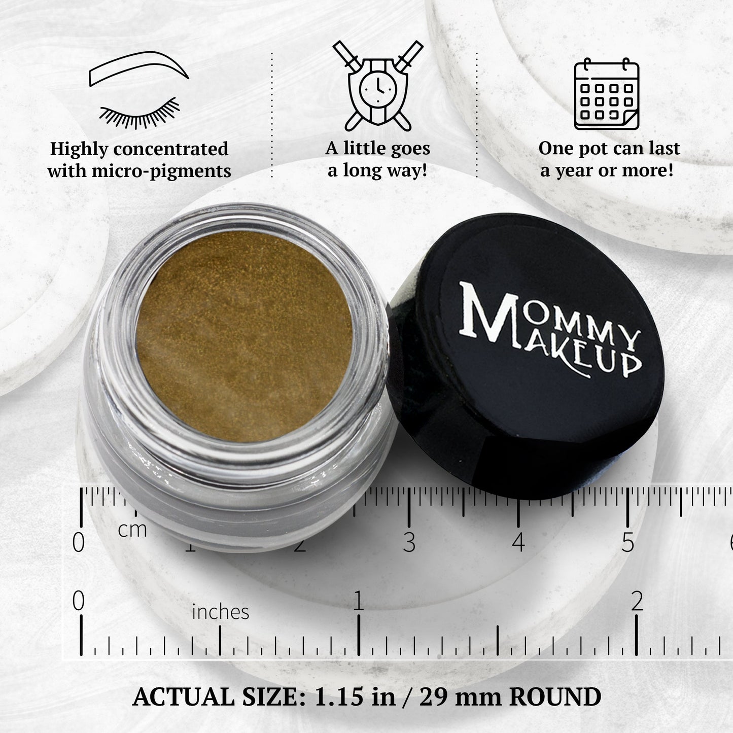 Olive It Up Stay Put Waterproof Gel Eyeliner w/ Micropigments