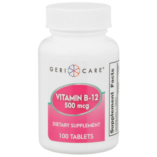 Geri-Care Vitamin B12 Supplement, 500 mcg