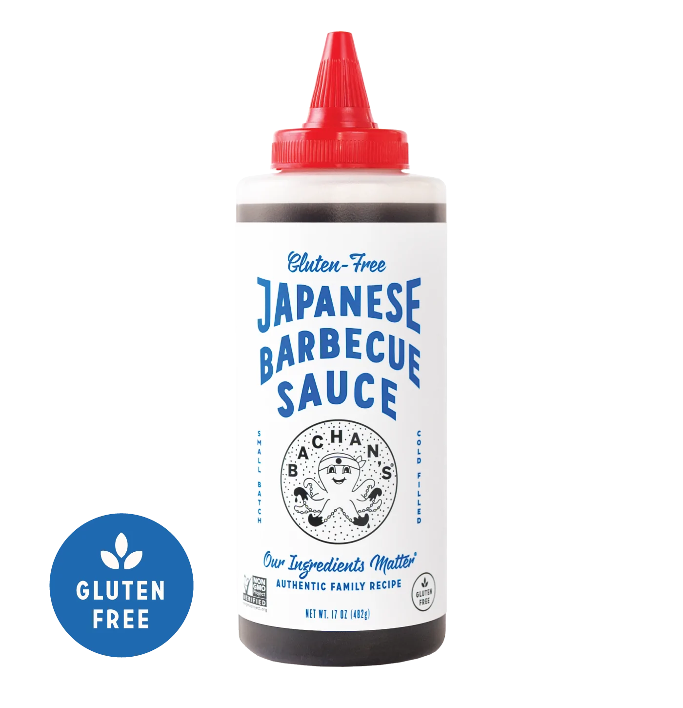 Bachan's Gluten-Free Japanese BBQ Sauce, 17Oz Pack of 6