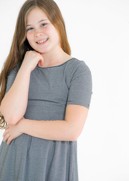 Girl's Saylor Skater Midi Dress - FINAL SALE