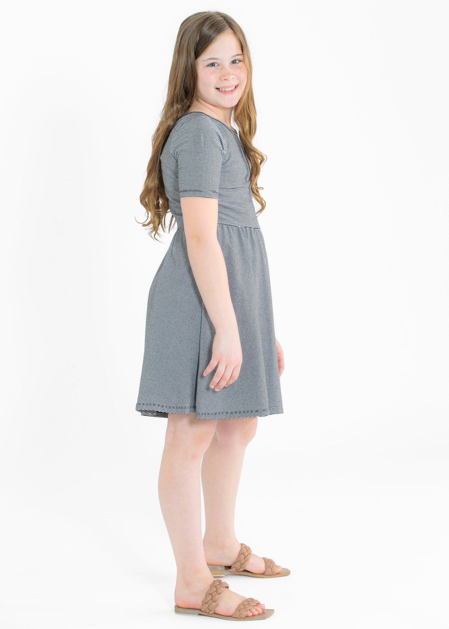 Girl's Saylor Skater Midi Dress - FINAL SALE