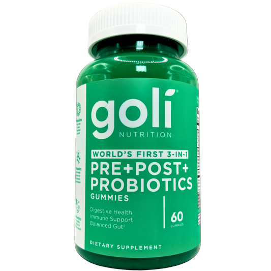 Goli Nutrition – Pre + Post + Probiotics Gummies (60 Count)