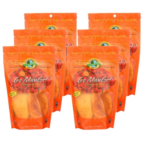 Go Mango! Dried Mango Slices (6 x 12oz) - International Harvest