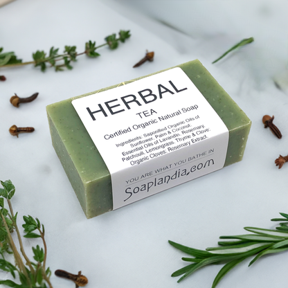 Herbal Tea Bar Soap, Organic