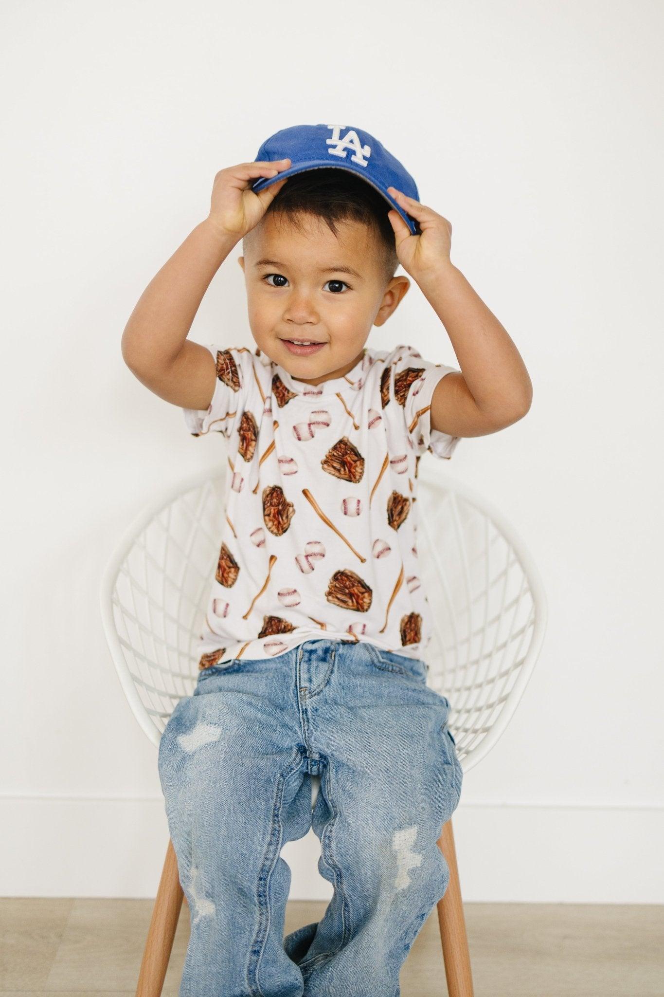 Grand Slam Bamboo Tee *Sizes 3/6m & Sz 6 Left