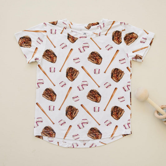 Grand Slam Bamboo Tee *Sizes 3/6m & Sz 6 Left