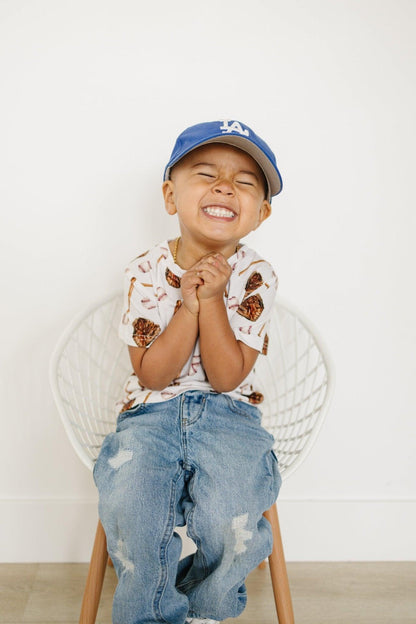 Grand Slam Bamboo Tee *Sizes 3/6m & Sz 6 Left