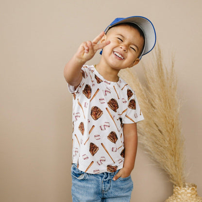 Grand Slam Bamboo Tee *Sizes 3/6m & Sz 6 Left