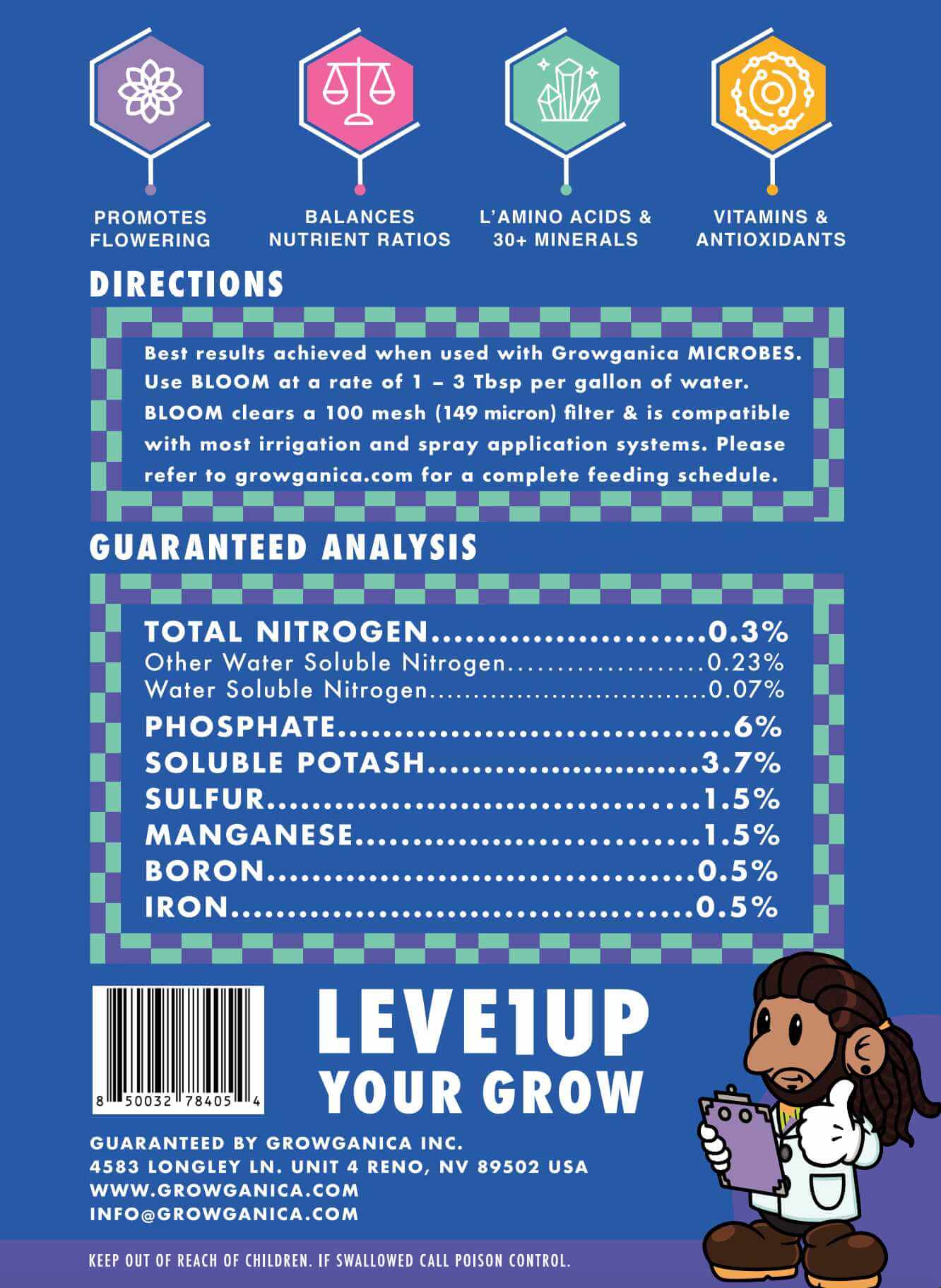 Bloom – Flowering Fertilizer (4-0.5-0.5)