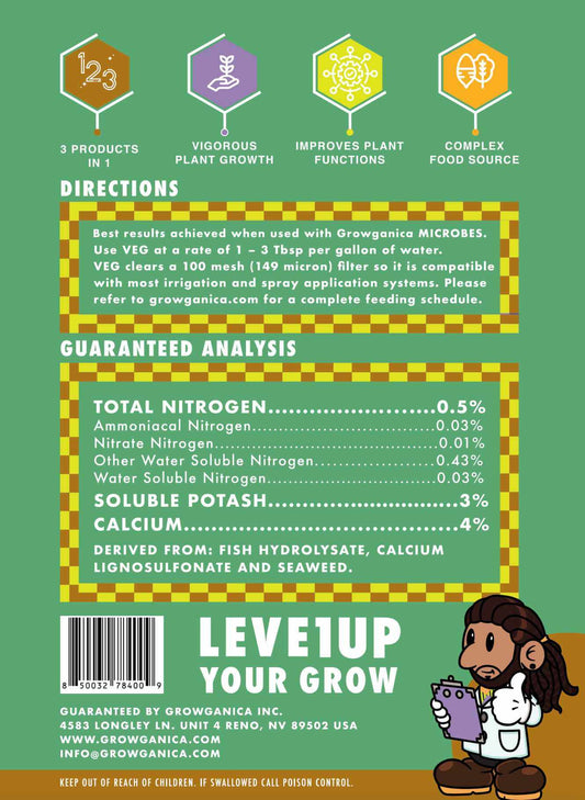 Veg – Organic Vegetative Fertilizer