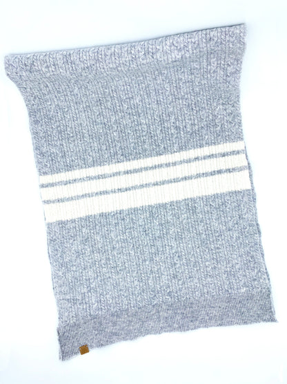 Cashmere Blend Scarf sets for Pets and their humans, Heather Grey