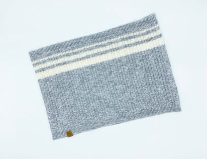 Cashmere Blend Scarf sets for Pets and their humans, Heather Grey