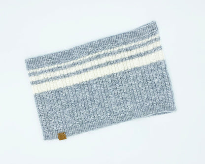 Cashmere Blend Scarf sets for Pets and their humans, Heather Grey
