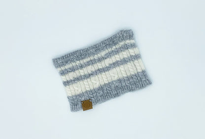 Cashmere Blend Scarf sets for Pets and their humans, Heather Grey