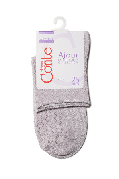 Conte Socks Ajour - 180 Made of Viscose With Lurex