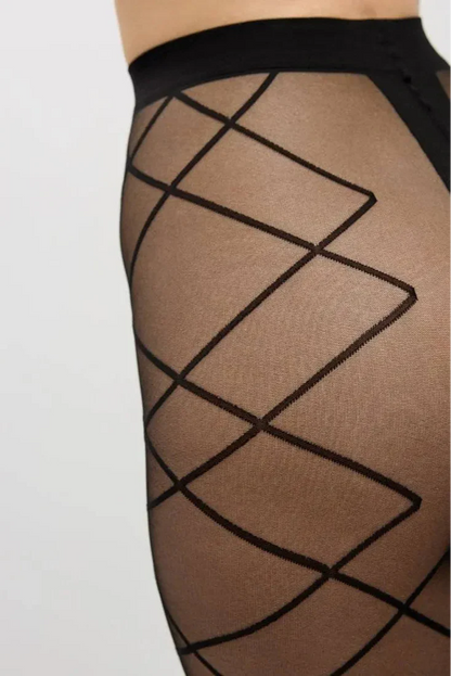 Fantasy Tights Conte Concept - Knee-highs with Diamonds