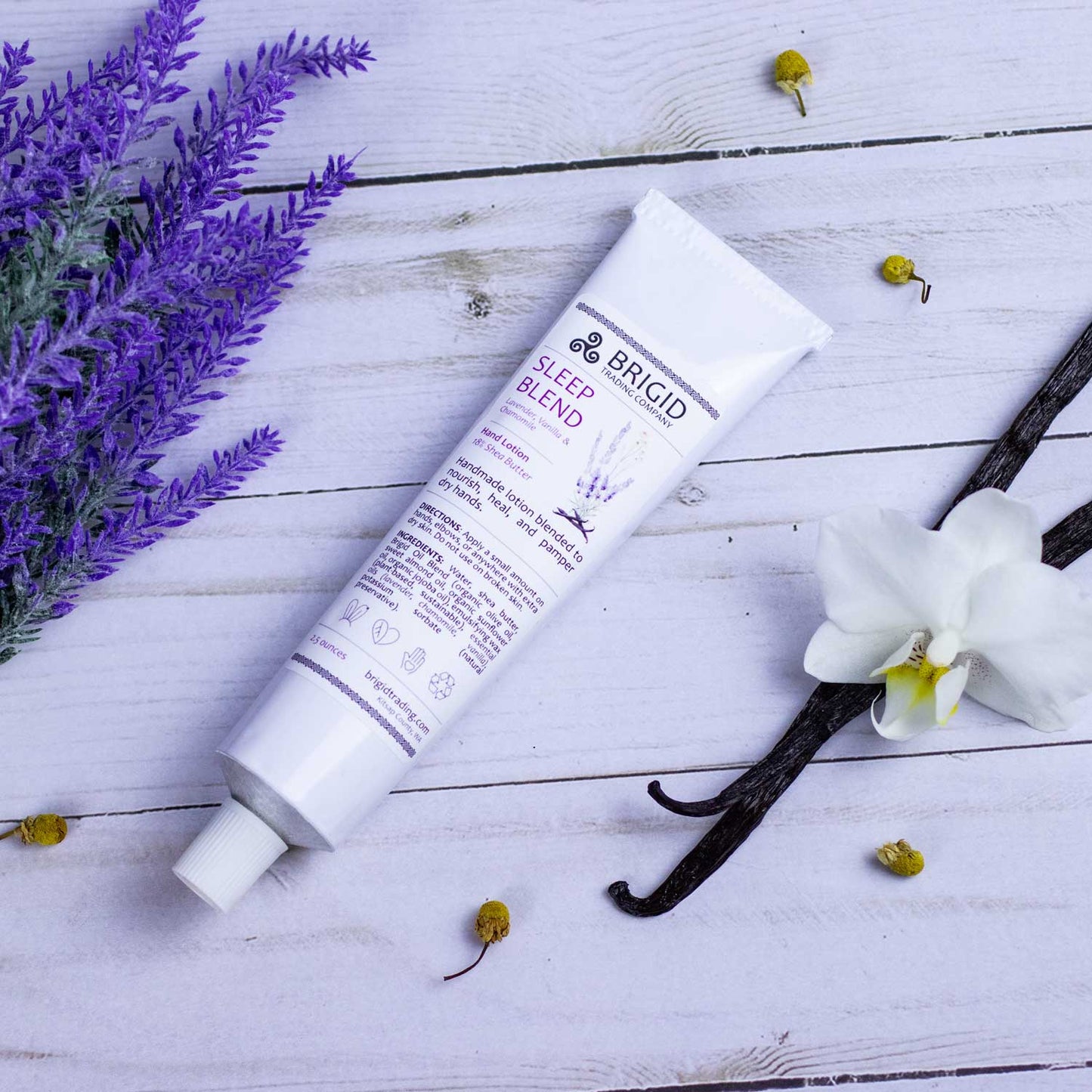 Sleep Blend Natural Hand Lotion - Lavender, Chamomile, and Vanilla