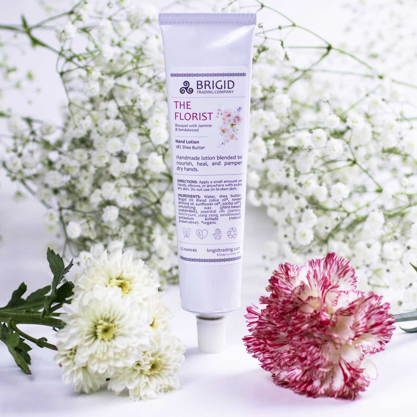 The Florist Hand Lotion - Jasmine, Ylang Ylang, Helichrysum, and Sandalwood