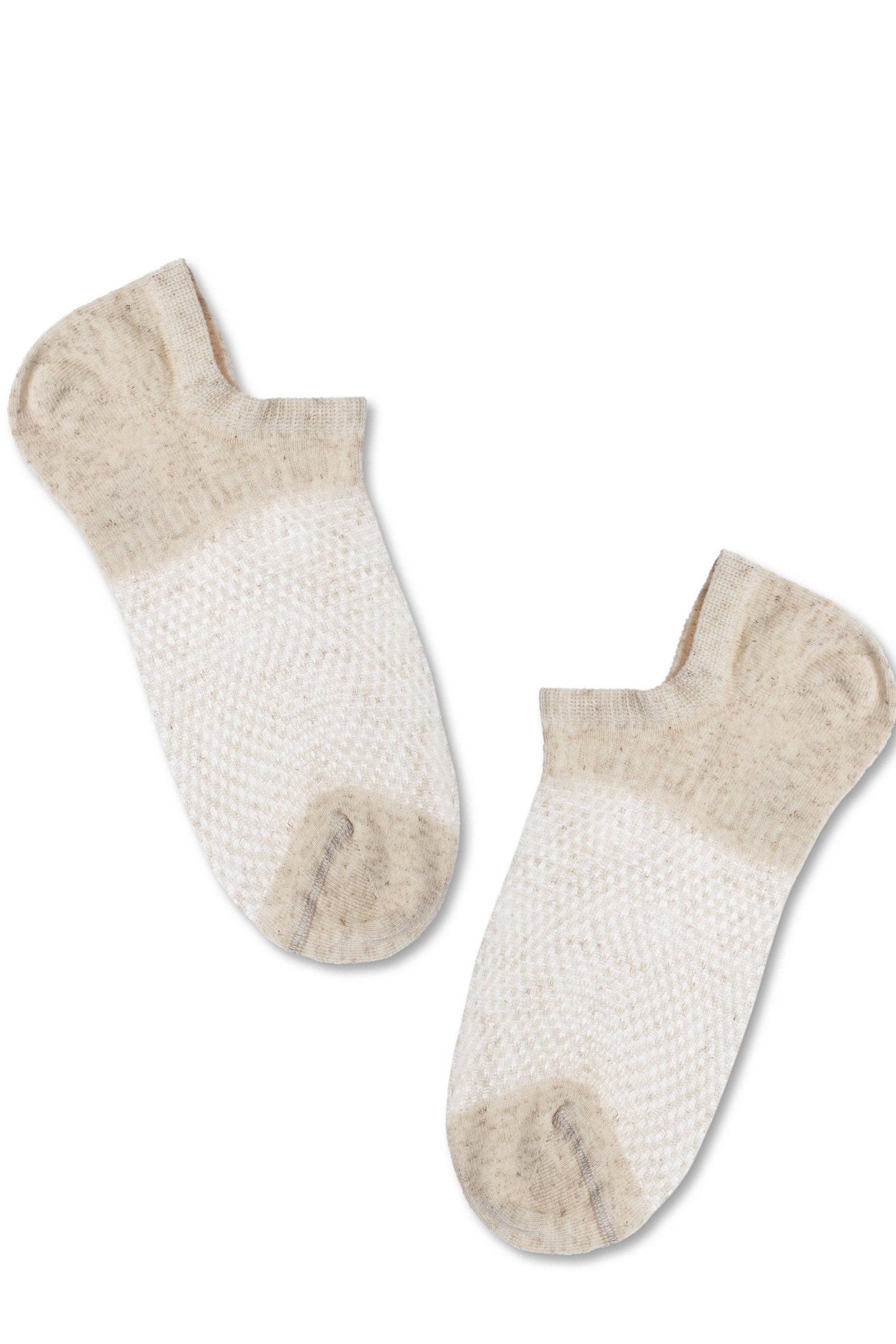 Linen Ankle Socks Conte Active - 251 Openwork “Mesh” Pattern
