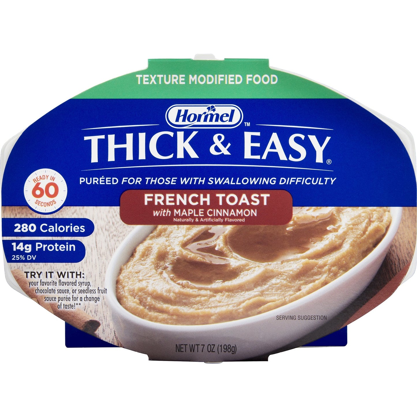 Hormel Thick & Easy Purees, Cinnamon French Toast, Case/7