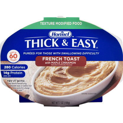 Hormel Thick & Easy Purees, Cinnamon French Toast, Case/7