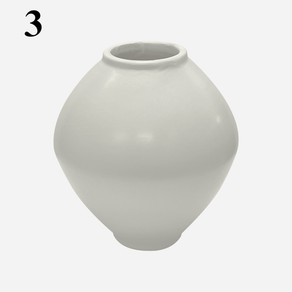 House of Dohwa Moon Jar Rice Bran Candle 320g 1ea