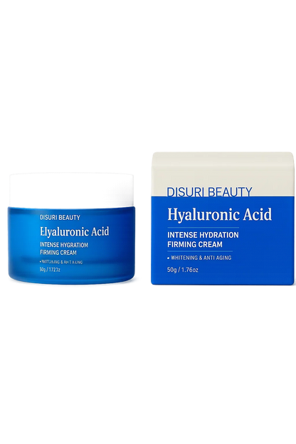 DISURI Beauty Hyaluronic Acid Intense Hydration Firming Cream – Anti-Aging, 1.76 oz