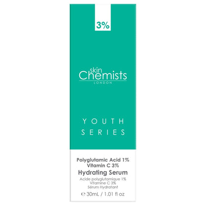 Hydrating Serum Polyglutamic Acid 1%, Vitamin C 3% 30ml