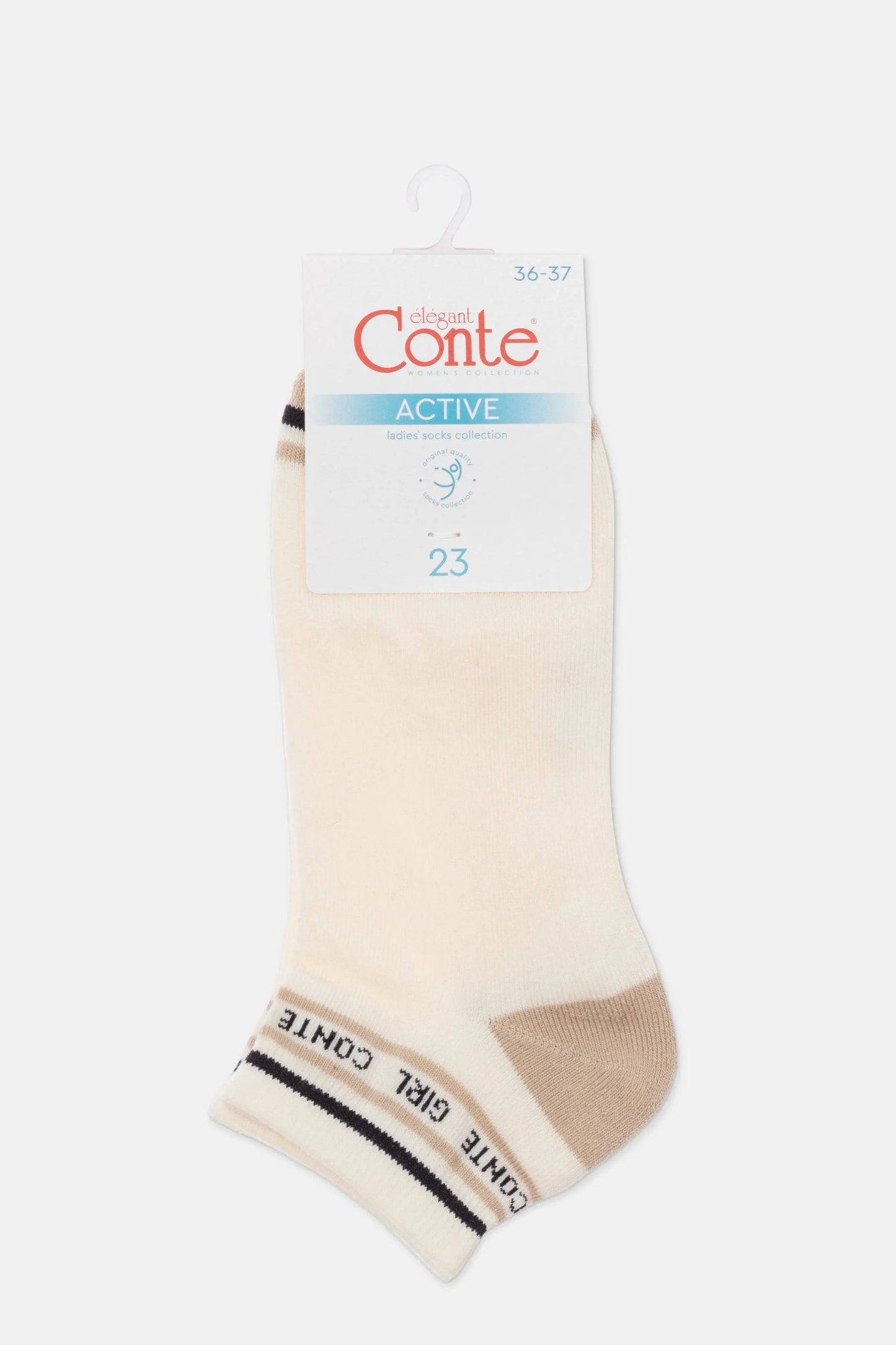 Cotton Ankle Socks Conte Active 572 - Terry Foot