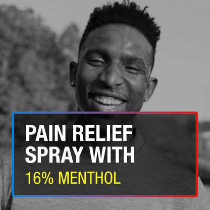 Icy Hot Original Pain Relief Dry Spray with 16% Menthol, 4 oz Spray