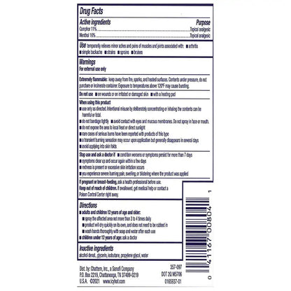 Icy Hot Pro Pain Relief Dry Spray, 4 oz Spray