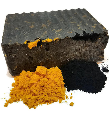 Activated Charcoal & Turmeric African Black Soap