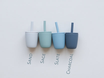 Mini Straw Cup - Silicone Straw Cup for Babies & Young Toddlers