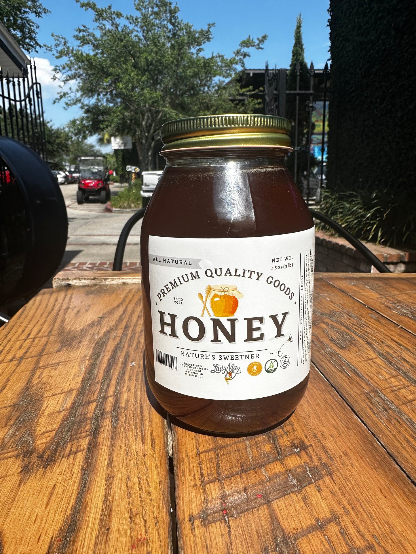 All Natural Raw Unfiltered Honey - 12oz