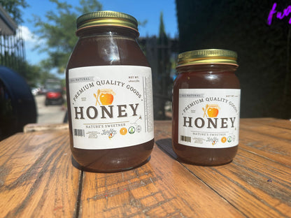 All Natural Raw Unfiltered Honey - 12oz