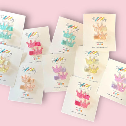 Princess Crown Clips