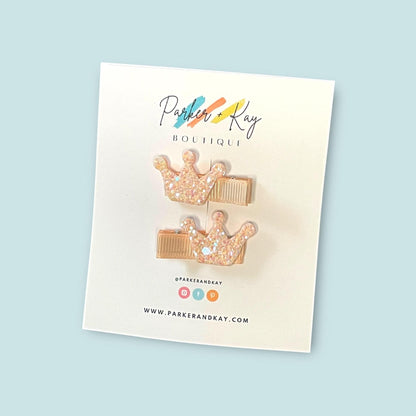 Princess Crown Clips